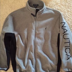 Nautica Men’s Size S fleece full zipper jacket